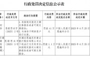 湖北恩施農(nóng)村商業(yè)銀行被罰41萬元：未按規(guī)定報送大額交易報告或者可疑交易報告